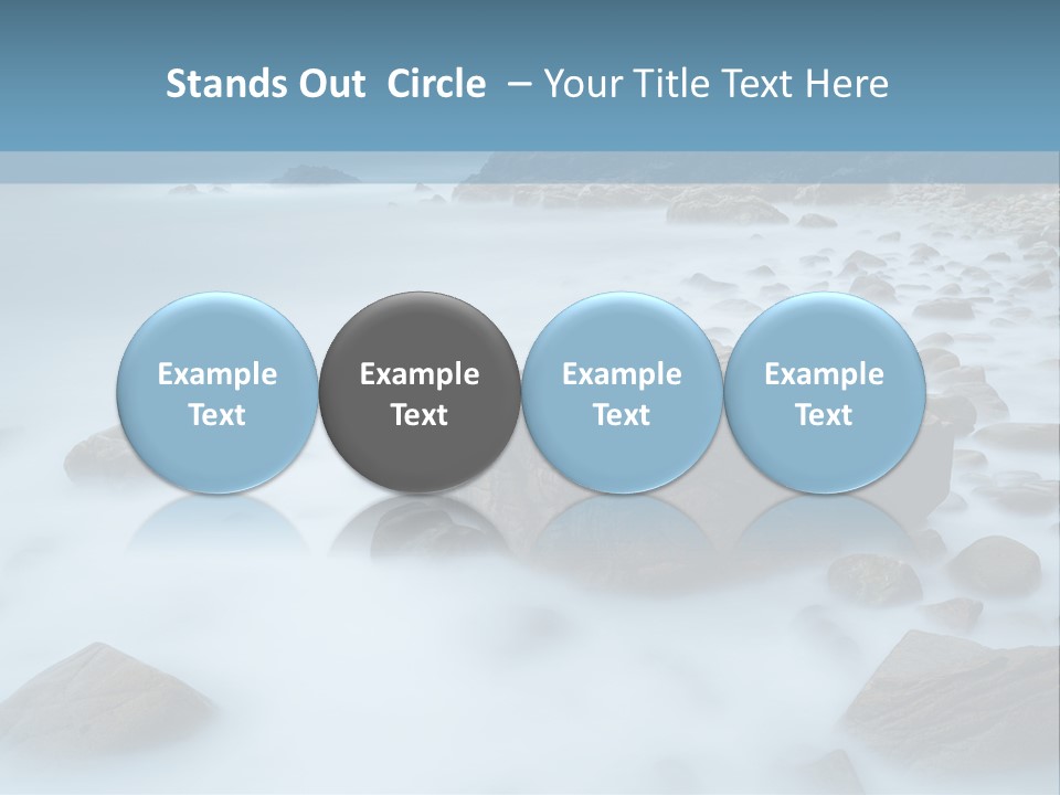 Black Style Panel PowerPoint Template