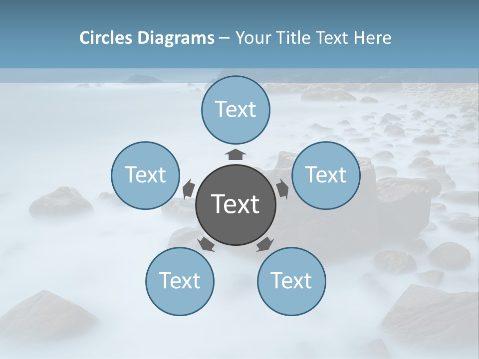 Black Style Panel PowerPoint Template