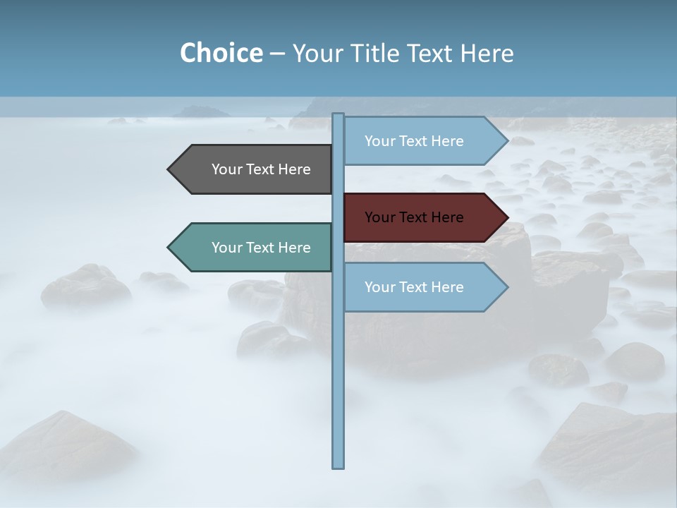 Black Style Panel PowerPoint Template