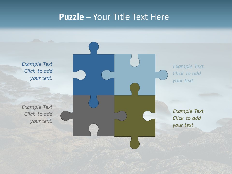 Hardwood Horizontal Bookshelves PowerPoint Template