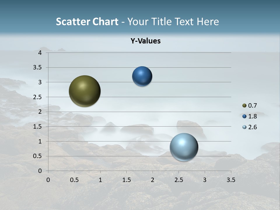 Hardwood Horizontal Bookshelves PowerPoint Template