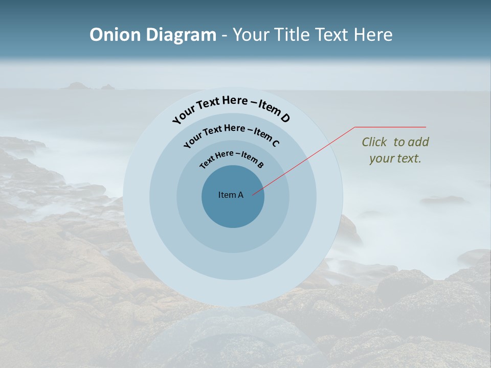 Hardwood Horizontal Bookshelves PowerPoint Template