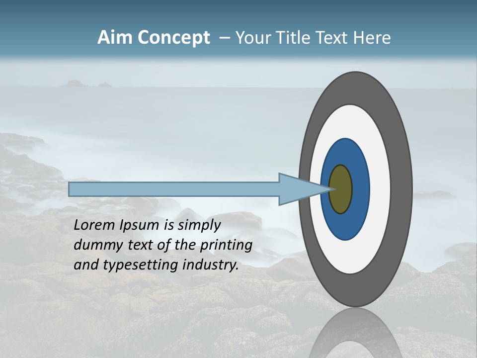 Hardwood Horizontal Bookshelves PowerPoint Template