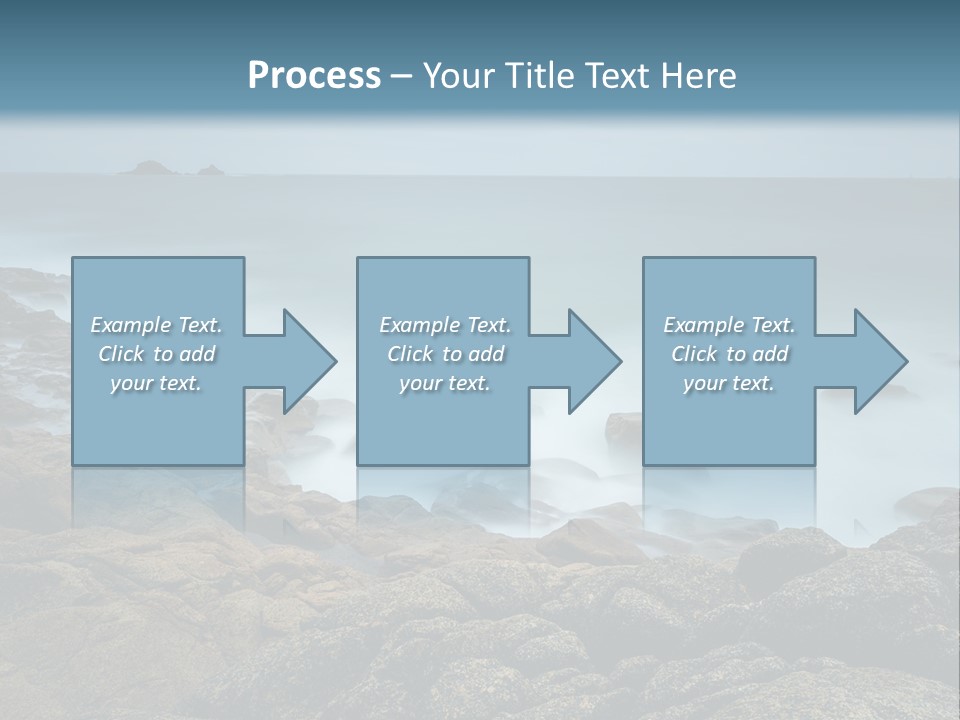 Hardwood Horizontal Bookshelves PowerPoint Template