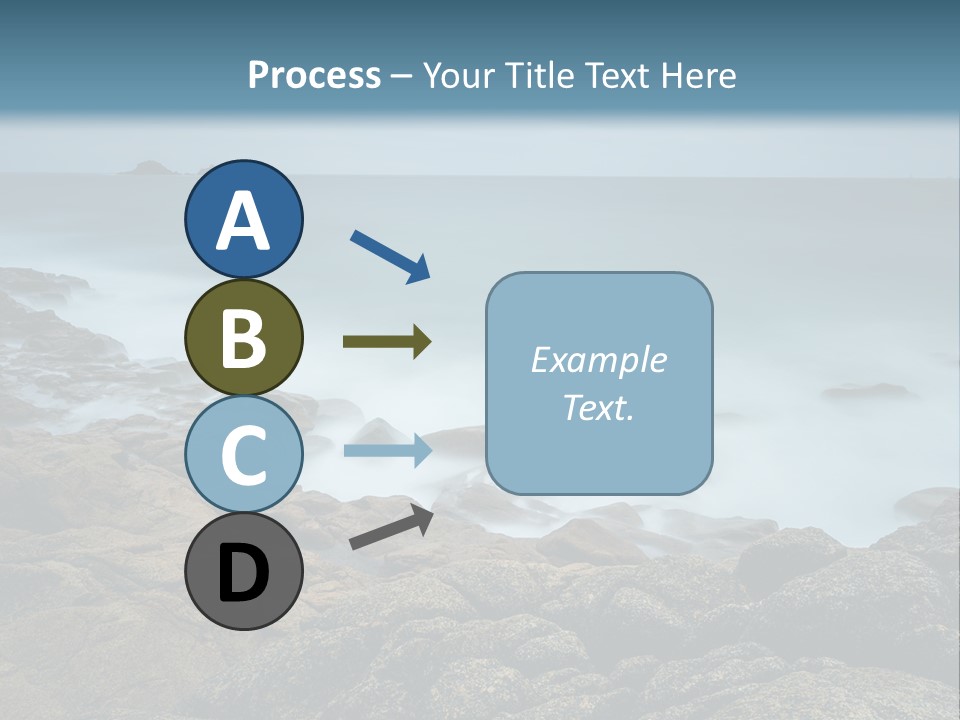 Hardwood Horizontal Bookshelves PowerPoint Template