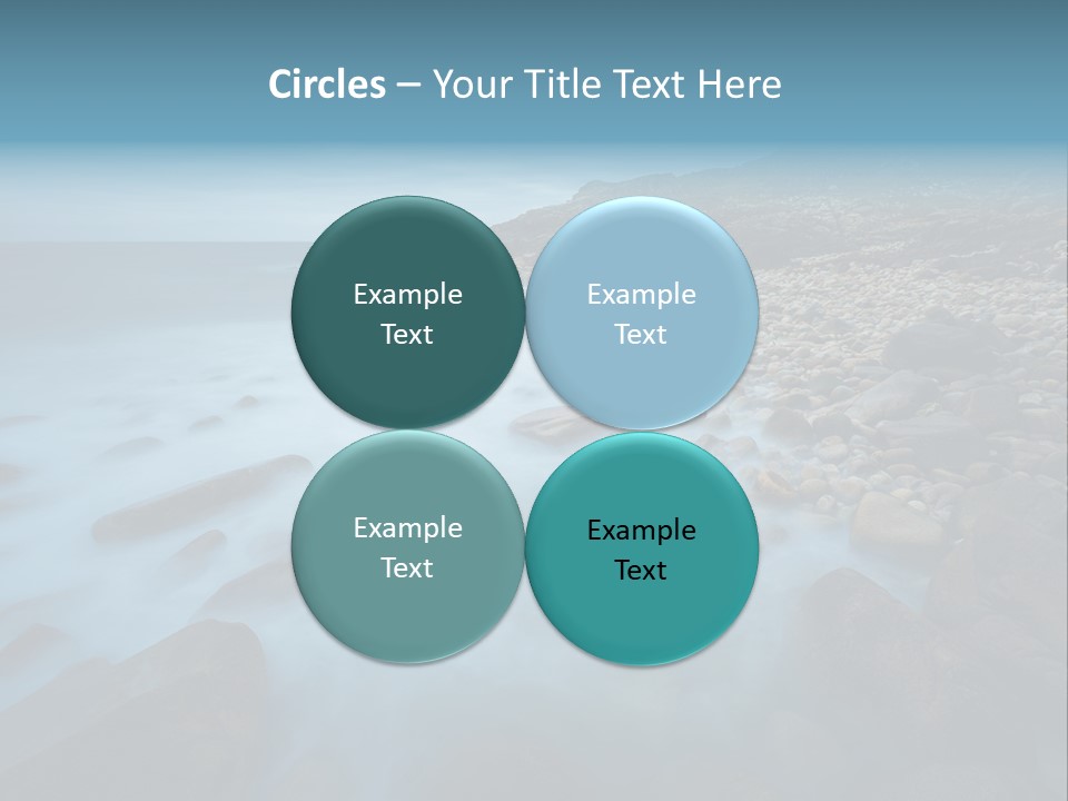 Landscapes Sea Meer PowerPoint Template