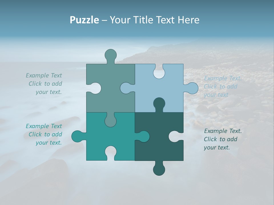 Landscapes Sea Meer PowerPoint Template