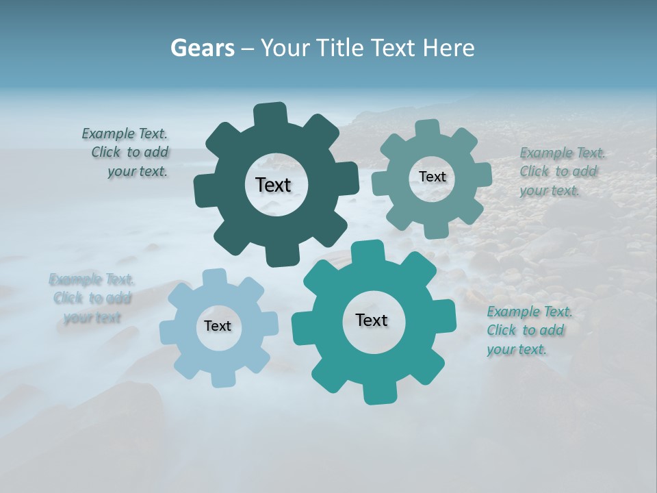 Landscapes Sea Meer PowerPoint Template