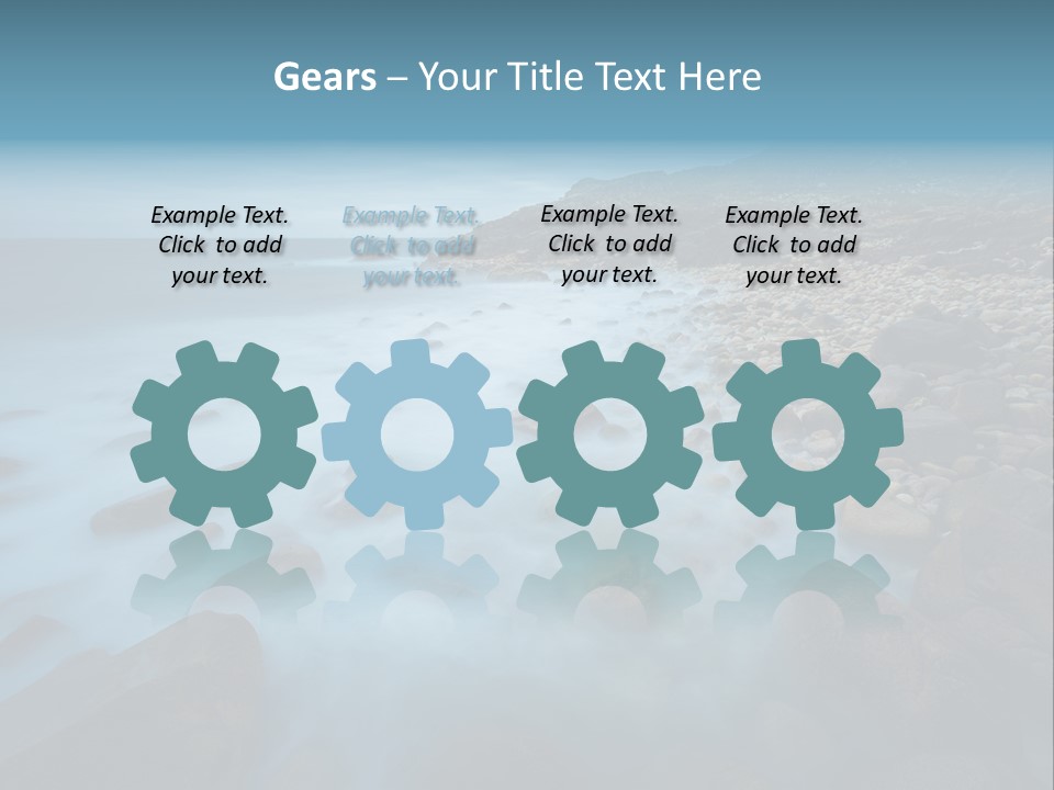 Landscapes Sea Meer PowerPoint Template