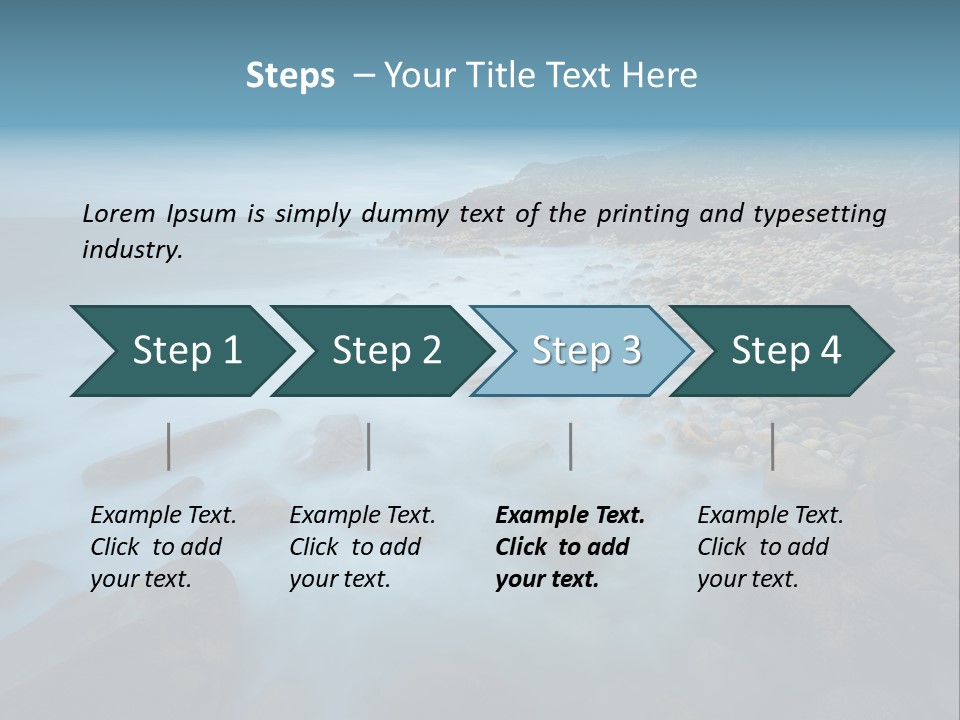 Landscapes Sea Meer PowerPoint Template