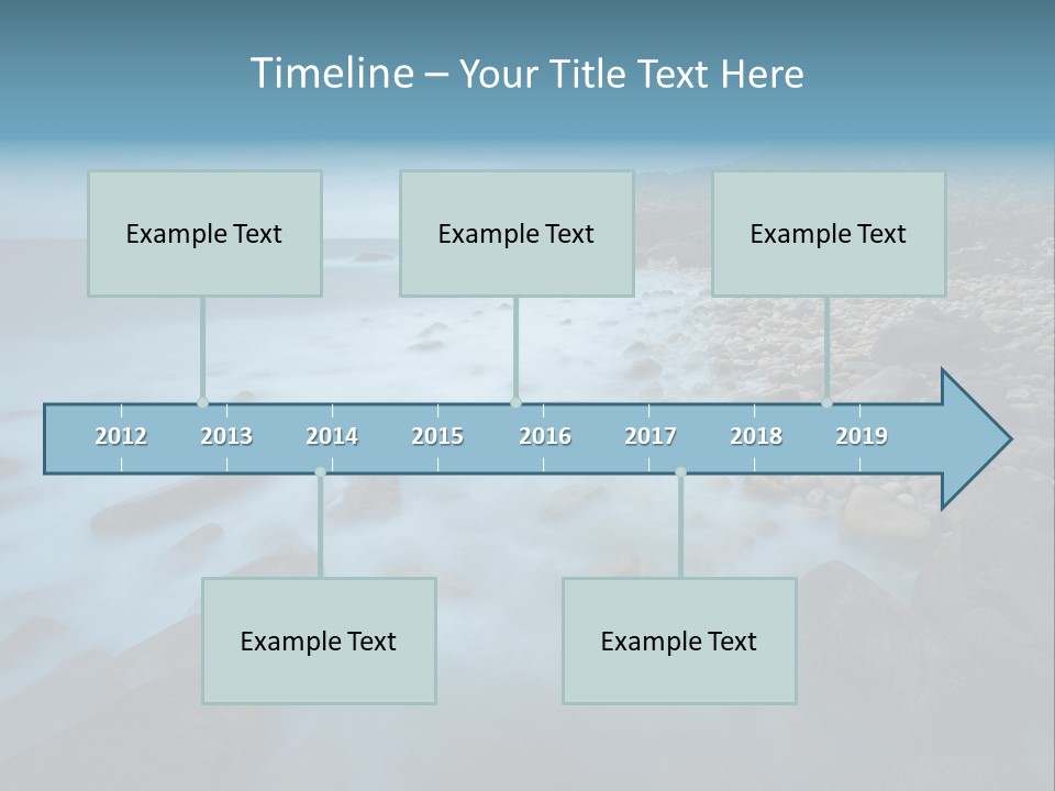 Landscapes Sea Meer PowerPoint Template
