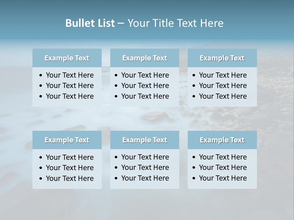 Landscapes Sea Meer PowerPoint Template