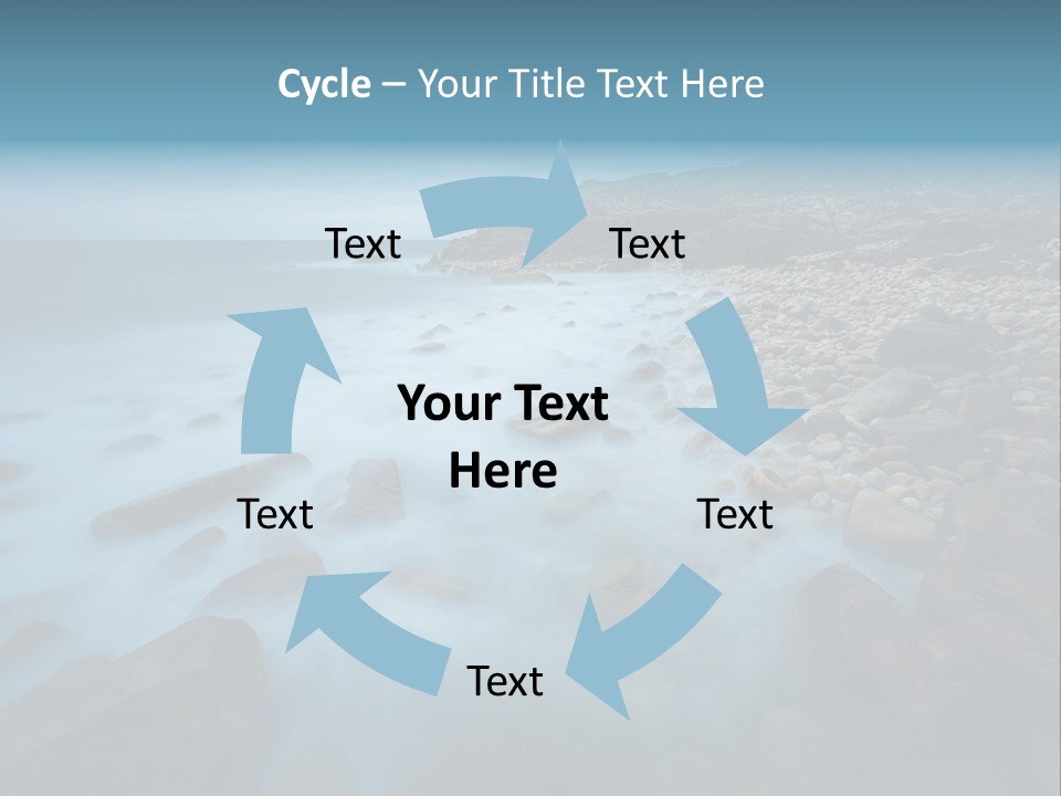 Landscapes Sea Meer PowerPoint Template