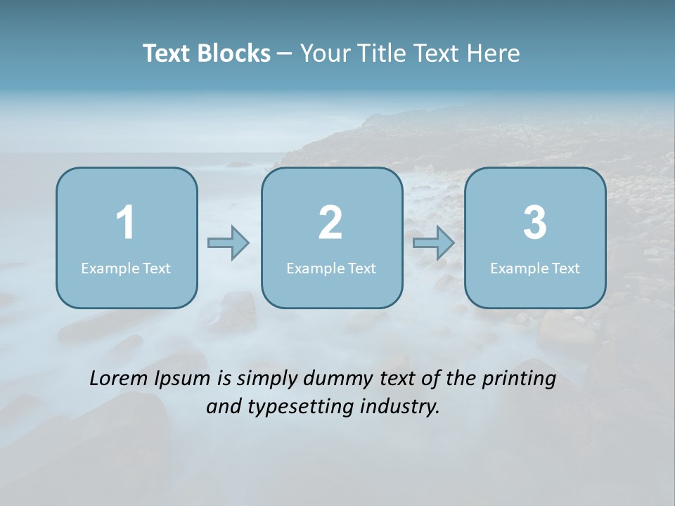 Landscapes Sea Meer PowerPoint Template