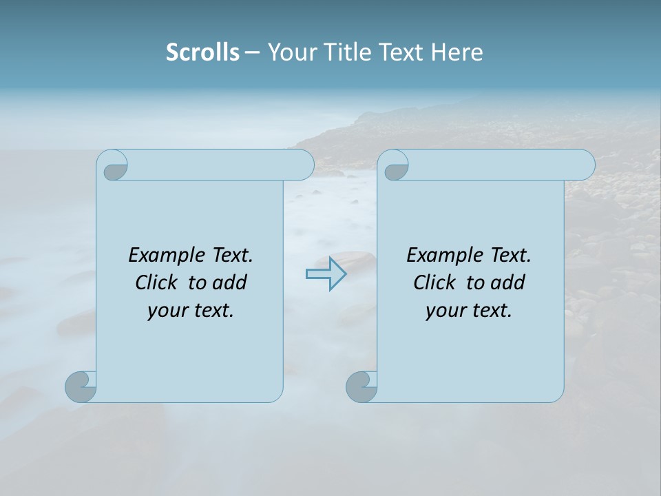 Landscapes Sea Meer PowerPoint Template