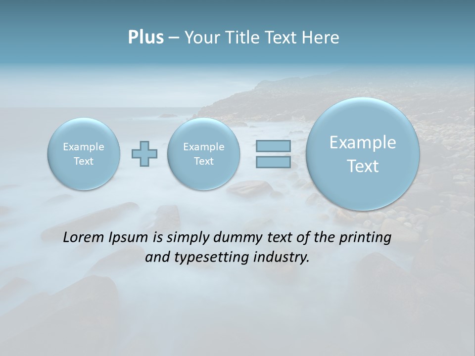 Landscapes Sea Meer PowerPoint Template
