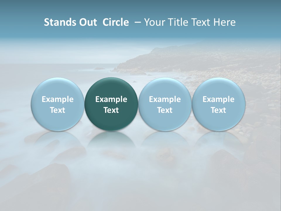 Landscapes Sea Meer PowerPoint Template