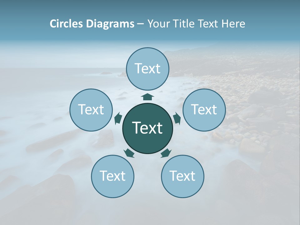 Landscapes Sea Meer PowerPoint Template
