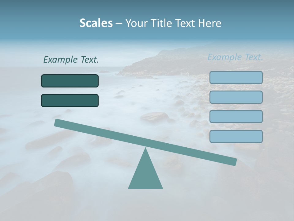 Landscapes Sea Meer PowerPoint Template