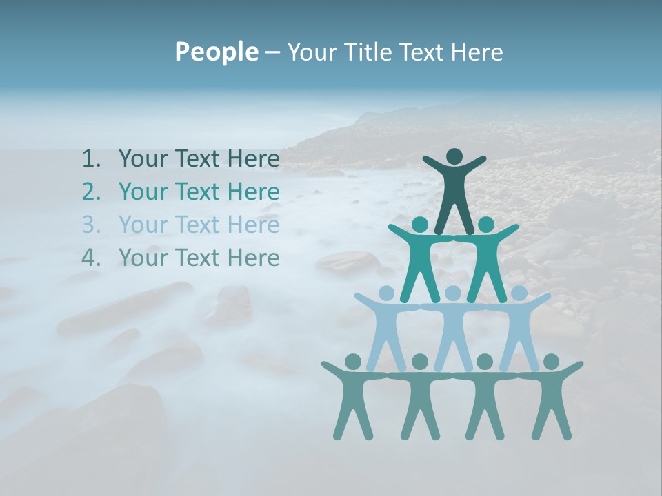 Landscapes Sea Meer PowerPoint Template