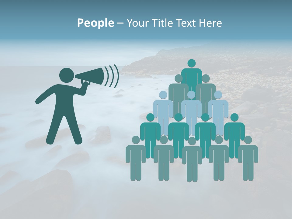 Landscapes Sea Meer PowerPoint Template