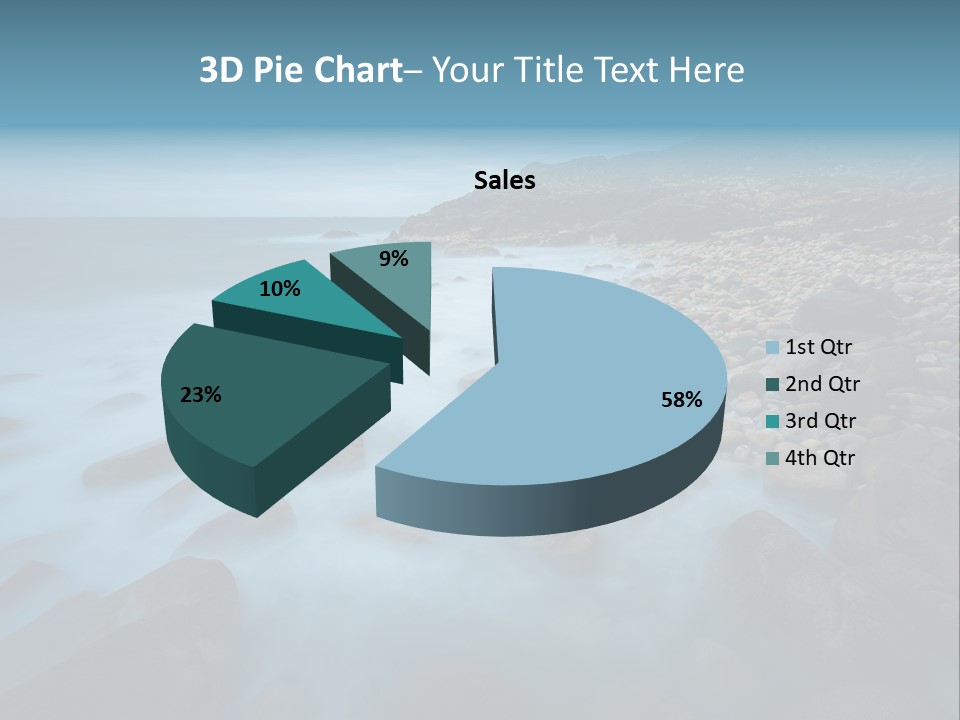 Landscapes Sea Meer PowerPoint Template