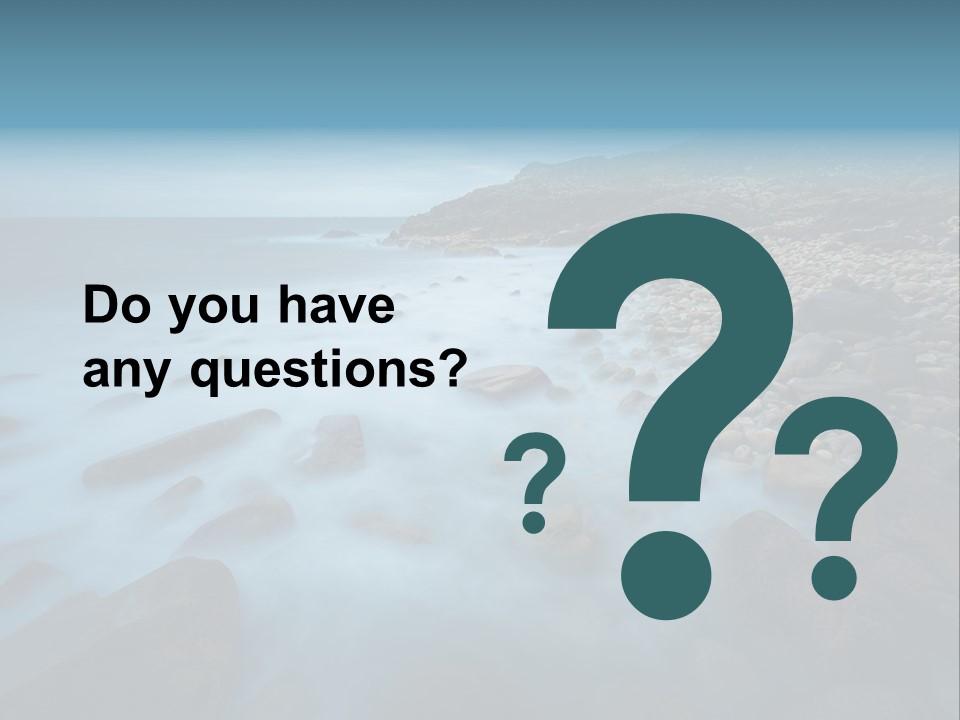 Landscapes Sea Meer PowerPoint Template