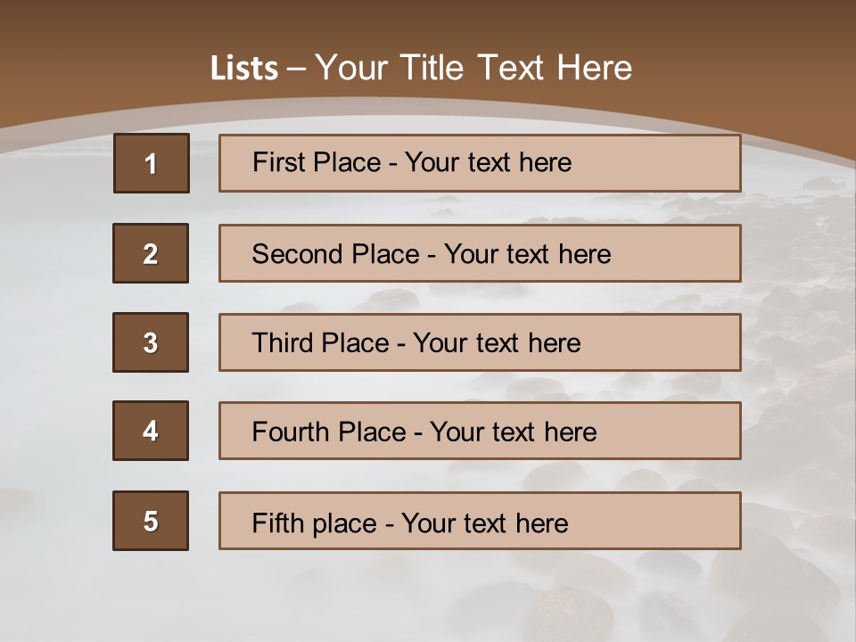 Seasons Sea Water PowerPoint Template