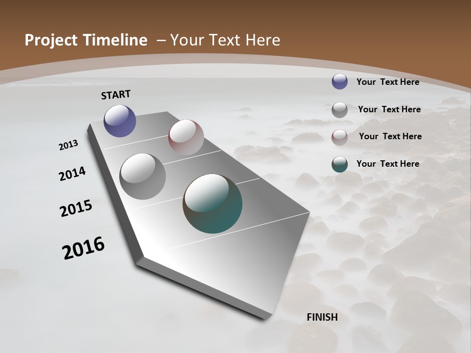 Seasons Sea Water PowerPoint Template