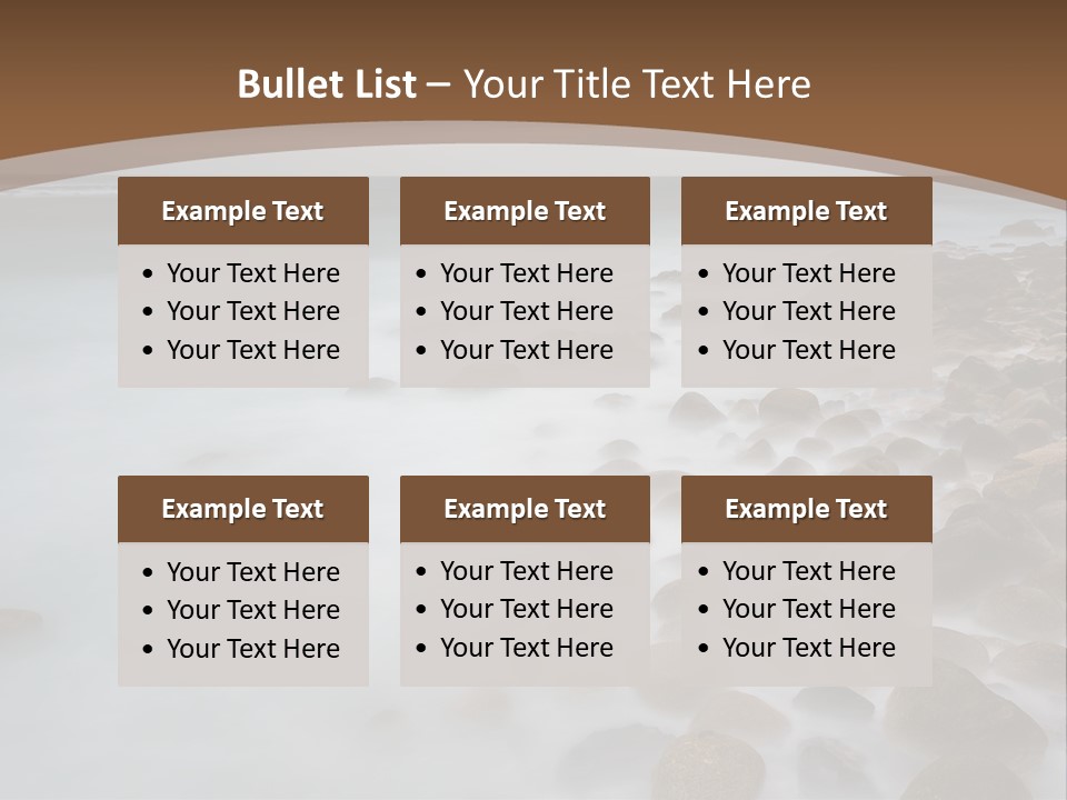 Seasons Sea Water PowerPoint Template