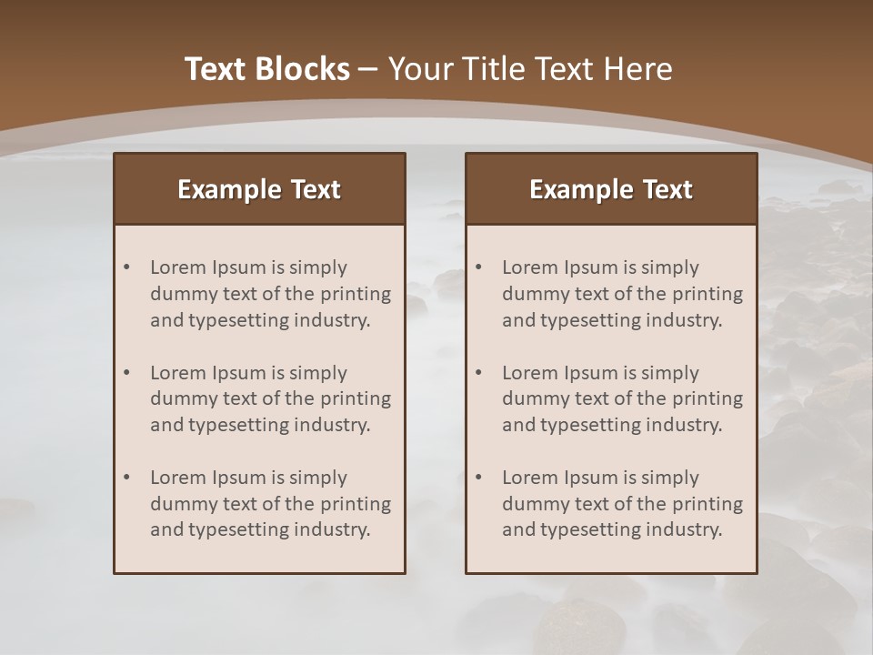 Seasons Sea Water PowerPoint Template