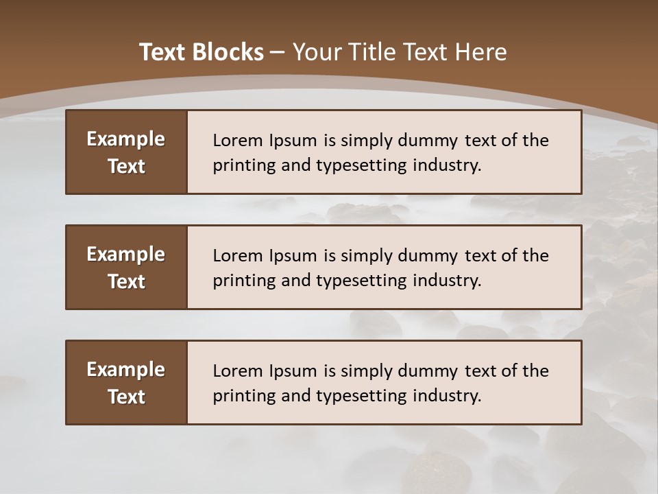 Seasons Sea Water PowerPoint Template