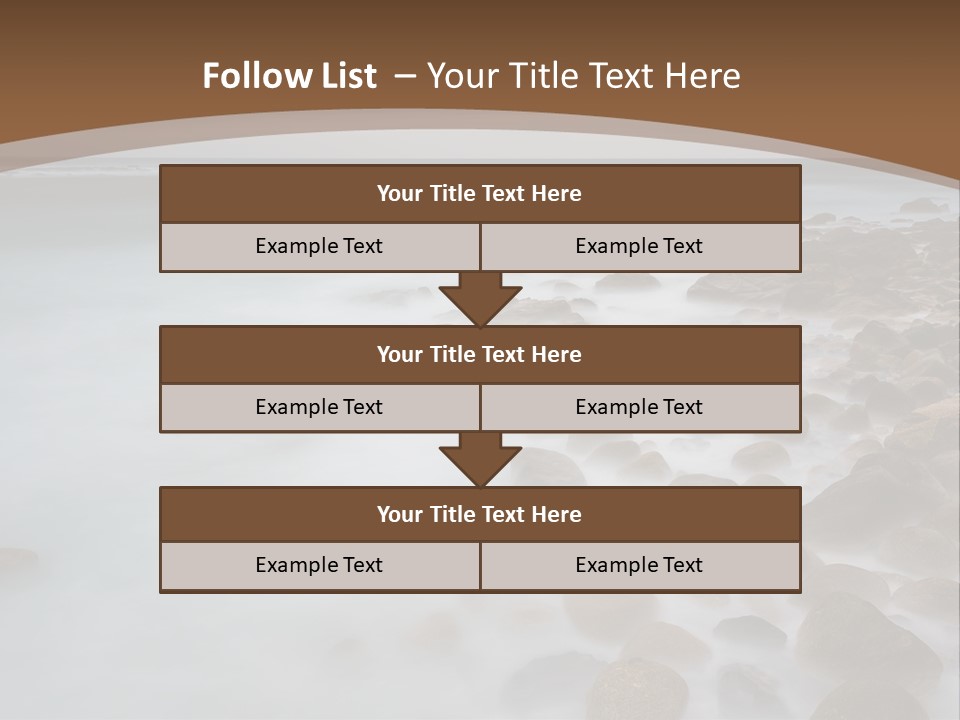 Seasons Sea Water PowerPoint Template
