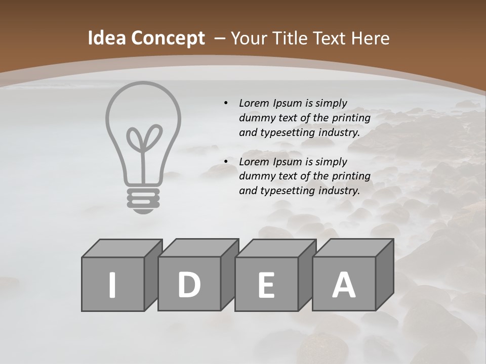 Seasons Sea Water PowerPoint Template