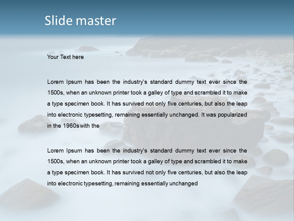 Landscapes Year Seasons Landschaften PowerPoint Template