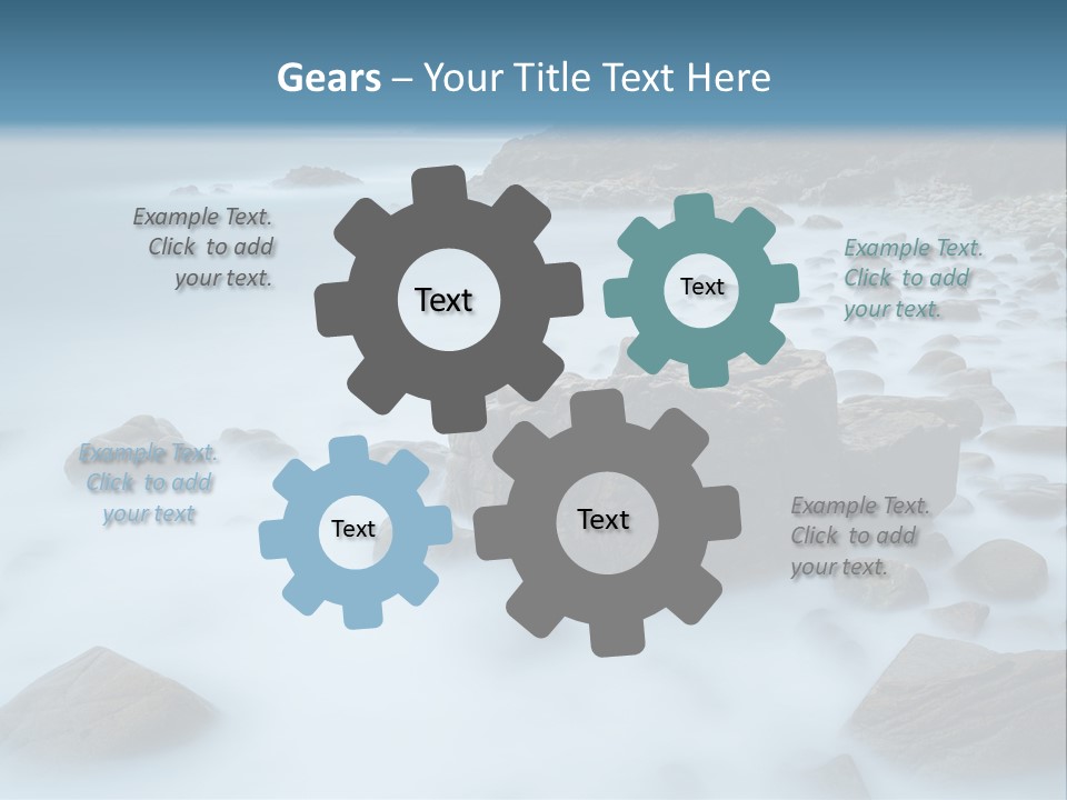 Landscapes Year Seasons Landschaften PowerPoint Template