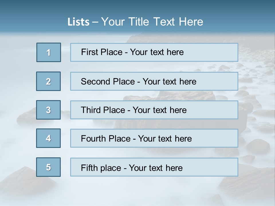 Landscapes Year Seasons Landschaften PowerPoint Template
