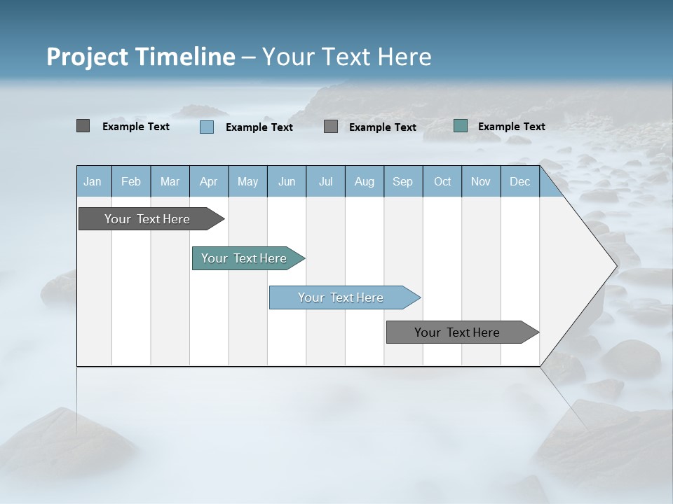 Landscapes Year Seasons Landschaften PowerPoint Template