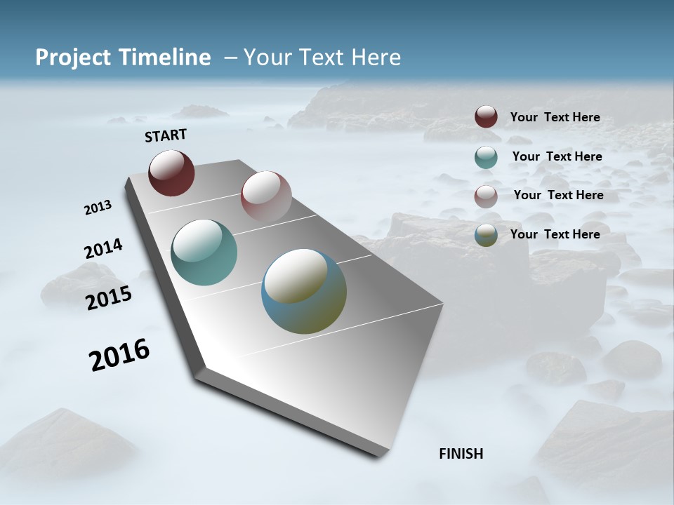 Landscapes Year Seasons Landschaften PowerPoint Template