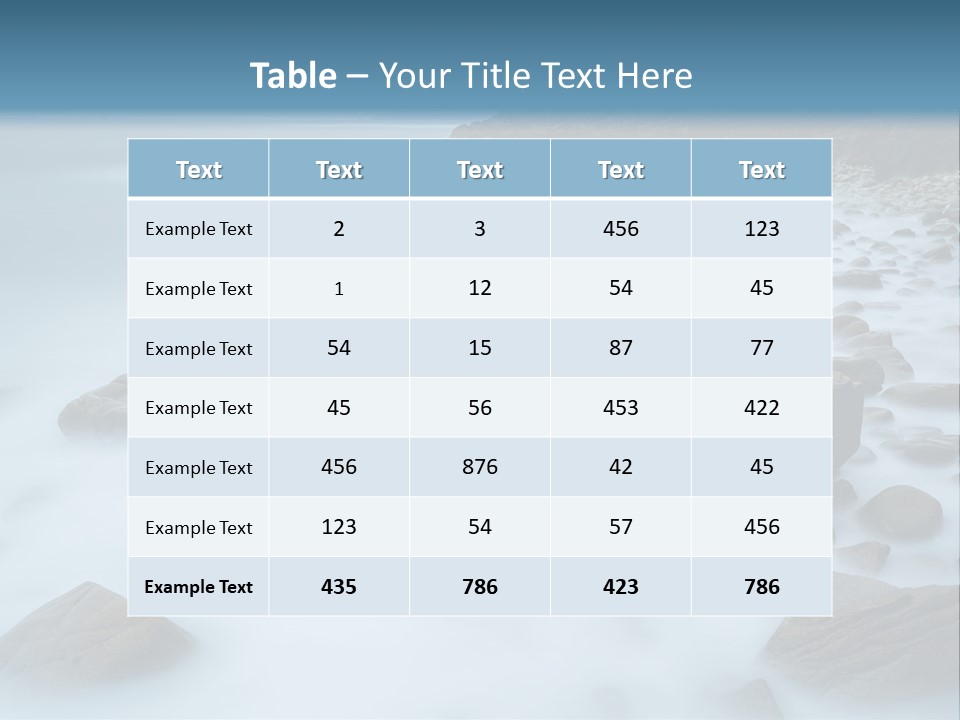 Landscapes Year Seasons Landschaften PowerPoint Template