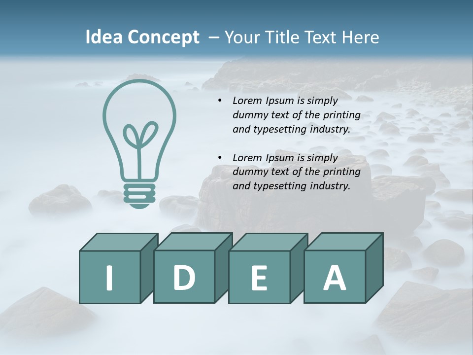 Landscapes Year Seasons Landschaften PowerPoint Template