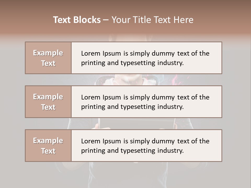 Computer Graphic Touch Screen PowerPoint Template