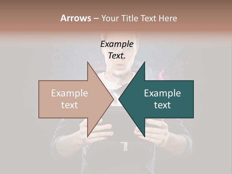 Computer Graphic Touch Screen PowerPoint Template