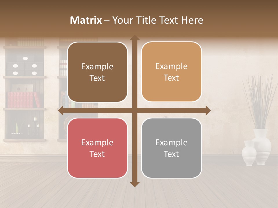 Interior Hardwood Grunge PowerPoint Template