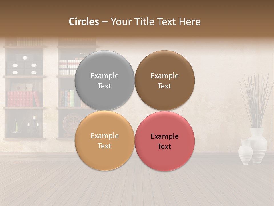 Interior Hardwood Grunge PowerPoint Template