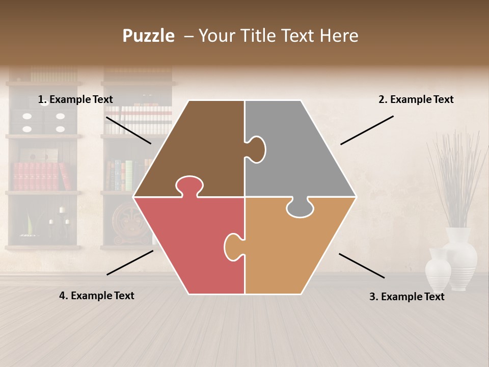 Interior Hardwood Grunge PowerPoint Template