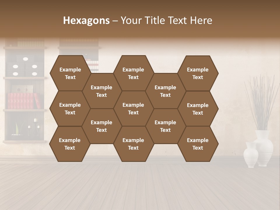 Interior Hardwood Grunge PowerPoint Template