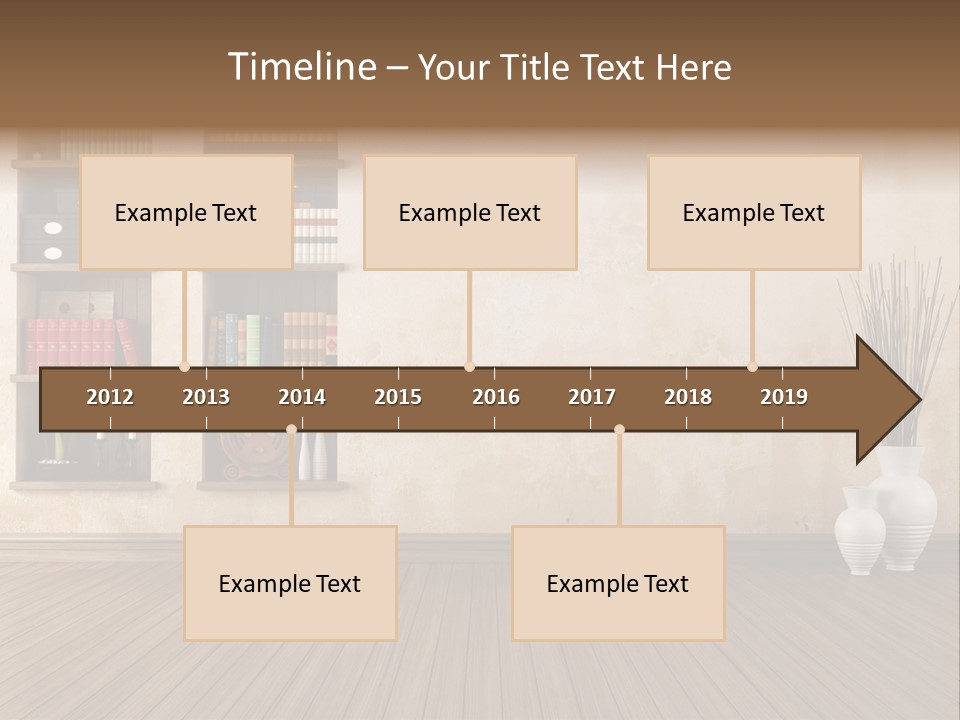 Interior Hardwood Grunge PowerPoint Template