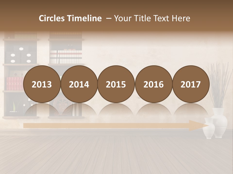 Interior Hardwood Grunge PowerPoint Template