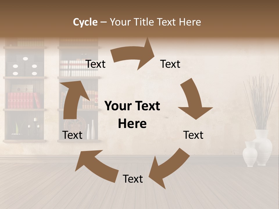 Interior Hardwood Grunge PowerPoint Template